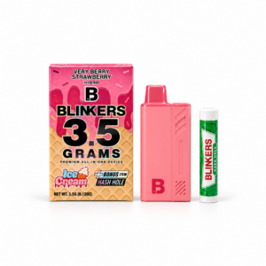 Blinkers 3.5G premium all-in-one device with bonus Blinkers Hash Hole and retail packaging.