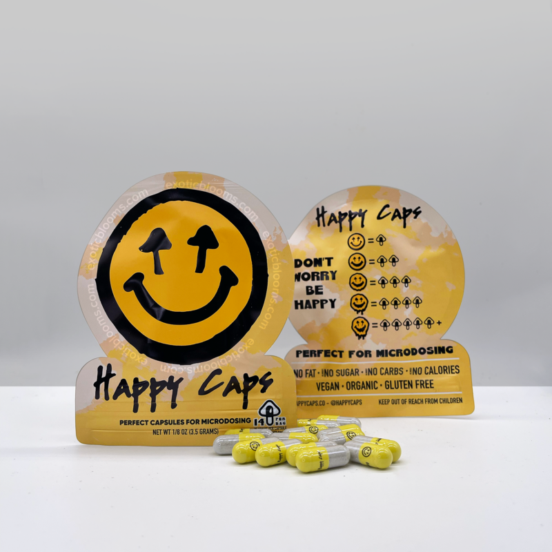 Happy Caps Microdosing Capsules 3500mg - Exotic Blooms Delivery - DC ...