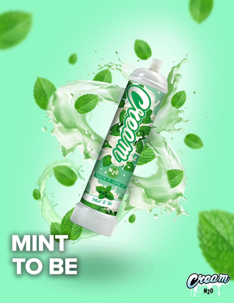 CREAM Nitrous Oxide 640g, 1 Cylinder Exotic Blooms Delivery DC Weed