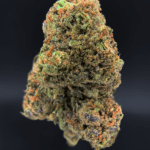 Lemon Cherry Gelato indica-dominant hybrid (22-26% THC) with bright cherry and lemon flavors — available for weed delivery in Washington DC, Northern Virginia, and Richmond VA via Exotic Blooms.