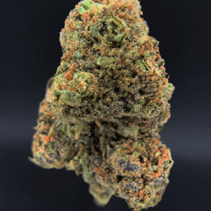 Lemon Cherry Gelato indica-dominant hybrid (22-26% THC) with bright cherry and lemon flavors — available for weed delivery in Washington DC, Northern Virginia, and Richmond VA via Exotic Blooms.