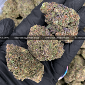 Astro Mints cannabis strain available for weed delivery in Washington DC and Virginia – 25–29% THC indica hybrid with creamy mint flavor and heavy body effects