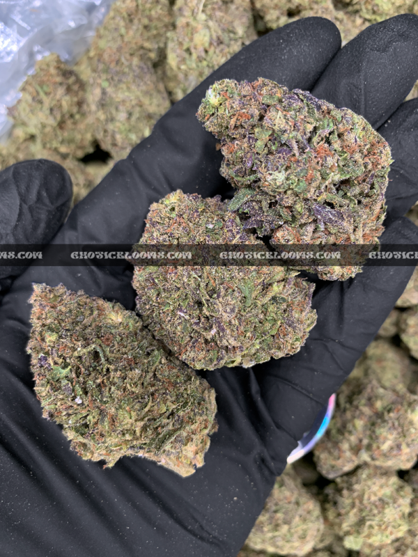 Astro Mints cannabis strain available for weed delivery in Washington DC and Virginia – 25–29% THC indica hybrid with creamy mint flavor and heavy body effects