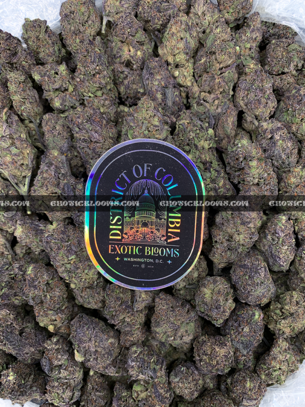 Blueberry Gas cannabis strain – sweet berry and diesel indica for VA and DC weed delivery.