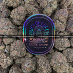 Lemon Cherry Sherbet cannabis strain for DC and Virginia weed delivery – premium frosty nugs with citrus and cherry flavor.