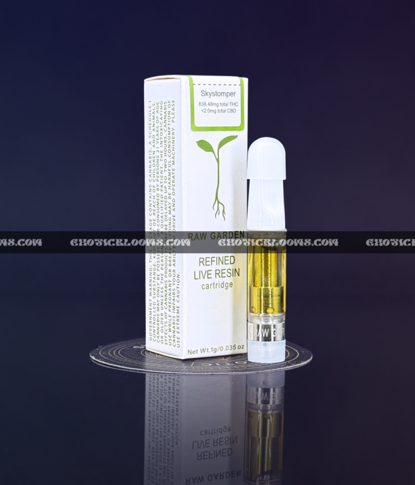 Raw Garden Refined Live Resin Cartridge 1g available for Washington DC weed delivery