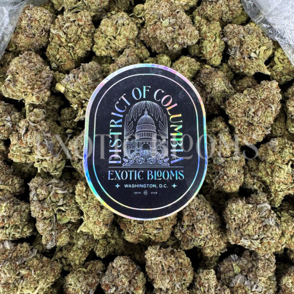 Sour Diesel sativa cannabis strain – available for weed delivery in DC, Virginia, and Richmond via Exotic Blooms