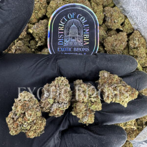 Sour Diesel sativa cannabis strain – available for weed delivery in DC, Virginia, and Richmond via Exotic Blooms