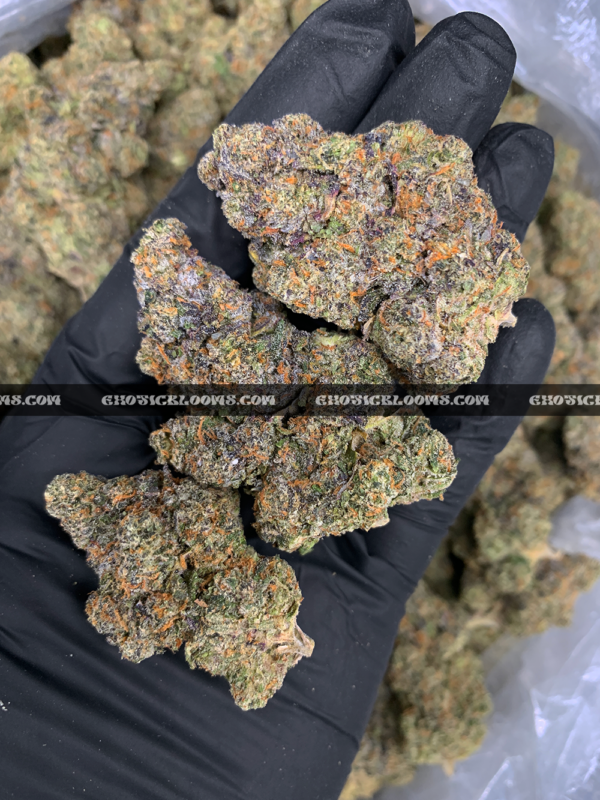 Ice King strain dense frosty indica cannabis buds for delivery in DC and Virginia