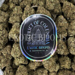 Rose Gold indica hybrid cannabis strain – available for weed delivery in DC, Virginia, and Richmond via Exotic Blooms