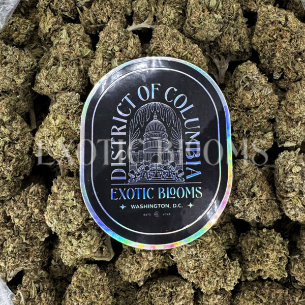 Rose Gold indica hybrid cannabis strain – available for weed delivery in DC, Virginia, and Richmond via Exotic Blooms