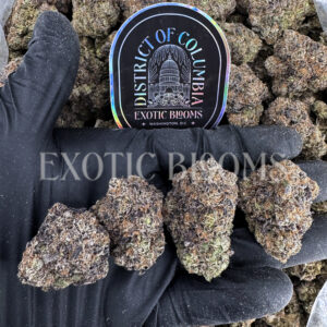 White Rainbow sativa hybrid cannabis strain – available for weed delivery in DC, Virginia, and Richmond via Exotic Blooms