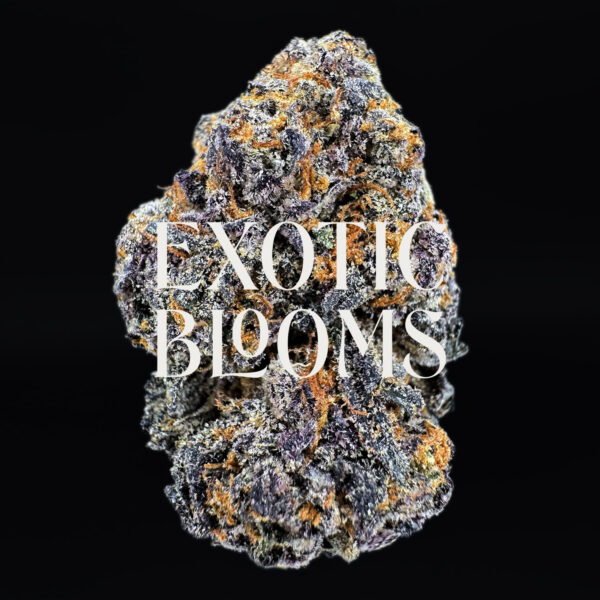 Blue Cookies indica-dominant hybrid, 28–31% THC — Exotic Blooms delivery Washington DC, Virginia, Maryland, Richmond VA