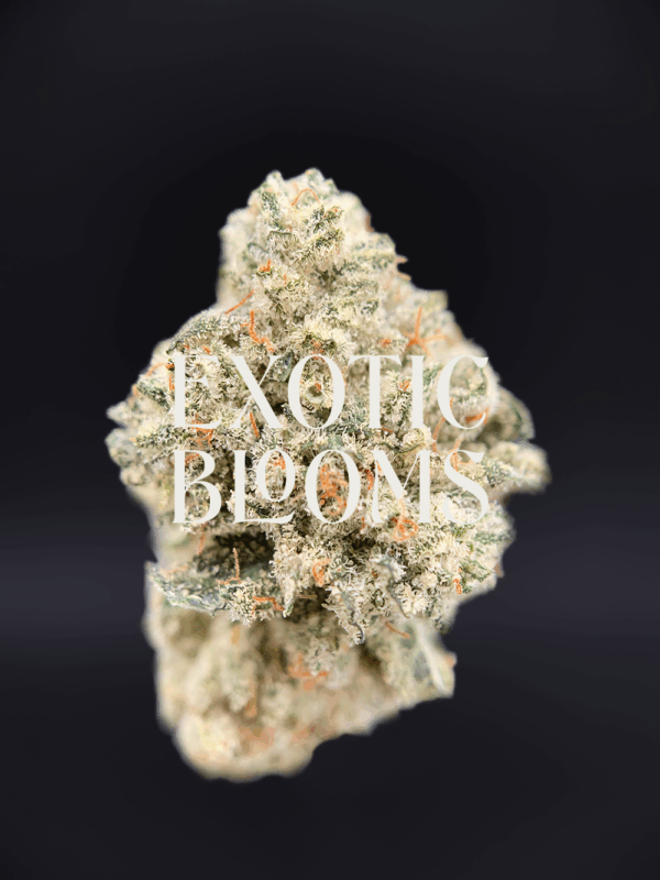 Petro Chem strain with tropical fruity gas flavor and 26–28% THC, popcorn-sized nugs with full indoor potency. Available for weed delivery in DC, Virginia, Maryland, and Richmond.