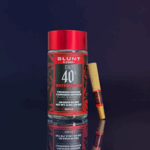 STIIIZY 40’s Mini Blunts Multipack cannabis delivery in Washington DC – premium kief-dusted hemp wrap blunts with glass tips – Exotic Blooms