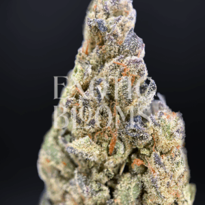 Strawberry Jack cannabis strain with 23–25% THC. Large frosty mint-green buds with amber hairs and strawberry aroma. Available for weed delivery in Washington DC, Virginia, Maryland, and Richmond.