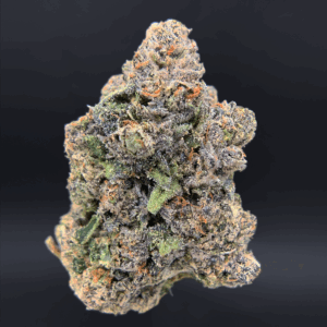 Cake Face hybrid cannabis strain with 27–30% THC, vanilla cake aroma, and euphoric balanced effects, available for weed delivery in Washington DC, Northern Virginia, Richmond, and Maryland via Exotic Blooms.