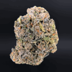 Iceman hybrid cannabis strain (30–31% THC) with sweet minty cream flavor and euphoric focus, available for weed delivery in Washington DC, Northern Virginia, Richmond, and Maryland.