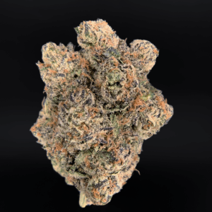 California Breezy sativa-dominant hybrid (30%+ THC) with doughy sweet and cherry citrus aroma, lush green-purple buds, available for weed delivery in Washington DC, Northern Virginia, Richmond and Maryland.