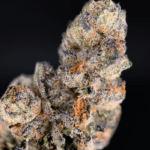 California Breezy sativa-dominant hybrid (30%+ THC) with doughy sweet and cherry citrus aroma, lush green-purple buds, available for weed delivery in Washington DC, Northern Virginia, Richmond and Maryland.