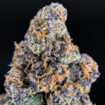 Cherry Taffy premium hybrid cannabis flower with sweet fruity aroma and resinous trichomes available for weed delivery in Washington DC, Virginia, and Maryland