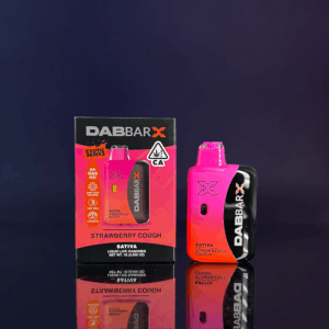 Dabwoods Dab Bar X 2 gram liquid live diamonds all-in-one vape pen available from Exotic Blooms in Northern Virginia and the DMV