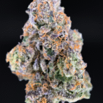 Pineapple Slushie indica dominant hybrid 28 to 30 percent THC purple frosted cannabis flower available for Washington DC Northern Virginia Maryland Richmond and Virginia Beach weed delivery