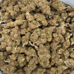 Strawberry Glue indica dominant hybrid cannabis flower available at Exotic Blooms for delivery in Washington DC Northern Virginia and Richmond VA