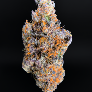 Dulce de Miel cannabis strain by Maven Genetics with purple buds and orange hairs available at Exotic Blooms Washington DC weed delivery