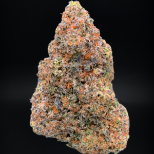 Rocky Candy indica dominant cannabis strain with frosty trichome covered buds available at Exotic Blooms Washington DC weed delivery