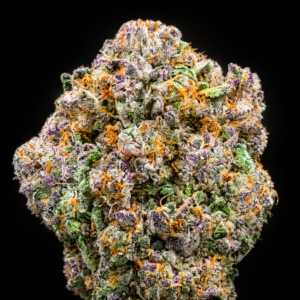 Formula 1 by G3 Cultivators Super Rare cannabis flower featuring gasoline, sweet pie, citrus, and 34 percent plus THC at Exotic Blooms Washington DC