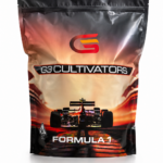 Formula 1 by G3 Cultivators Super Rare cannabis flower featuring gasoline, sweet pie, citrus, and 34 percent plus THC at Exotic Blooms Washington DC