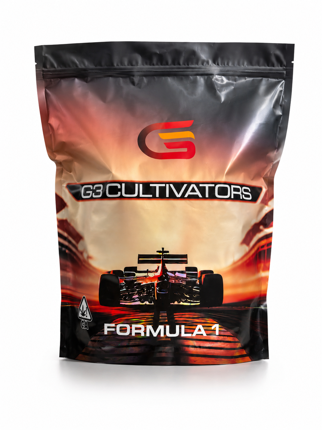 Formula 1 by G3 Cultivators Super Rare cannabis flower featuring gasoline, sweet pie, citrus, and 34 percent plus THC at Exotic Blooms Washington DC