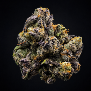 LA Pop Rockz cannabis flower featuring dense trichome-covered buds with sweet candy gas terpenes available through Exotic Blooms Washington DC cannabis delivery