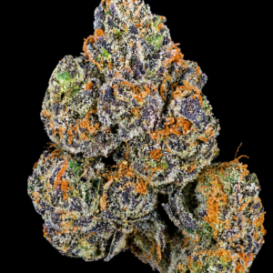 Blue Nerdz Exclusive Designer cannabis flower featuring sweet gas, blueberries, Granny Smith apple, tropical melon, and 26–29% THC at Exotic Blooms