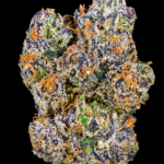 Blue Nerdz Exclusive Designer cannabis flower featuring sweet gas, blueberries, Granny Smith apple, tropical melon, and 26–29% THC at Exotic Blooms