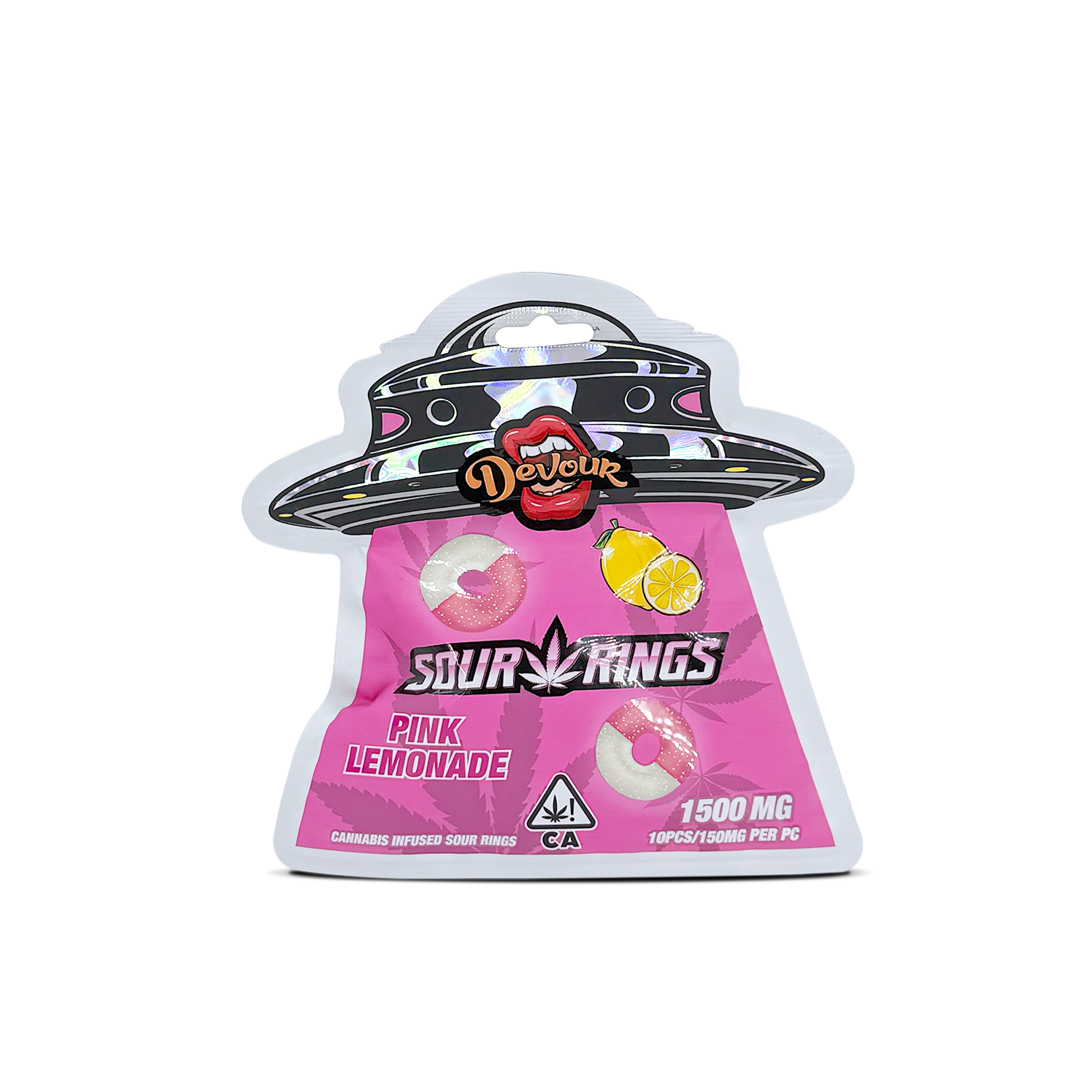 Devour 1500mg Sour Rings Gummy Edibles - 1500mg | Exotic Blooms Cannabis Delivery