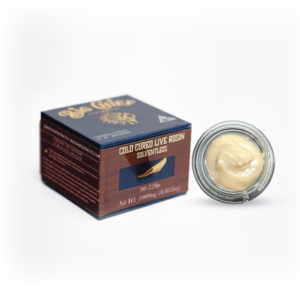 Big Chief Cold Cured Live Rosin 1G solventless cannabis concentrate made from fresh-frozen cannabis, available from Exotic Blooms for Washington DC weed delivery.