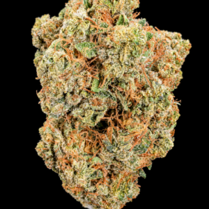 Premium indoor Headband OG hybrid flower with frosty green buds and orange pistils available for Northern Virginia weed delivery