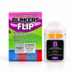 Blinkers Flip Triple Snack Slurpie 2G set with dual-chamber Flip device, Blinkers Hash Hole and 100MG edible.