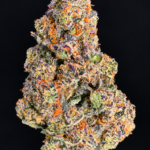 Massive trichome-covered Blueberry Sugar nugs by G3 Cultivators, a 30%+ THC Super Rare hybrid available for Virginia cannabis delivery