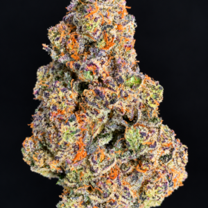 Massive trichome-covered Blueberry Sugar nugs by G3 Cultivators, a 30%+ THC Super Rare hybrid available for Virginia cannabis delivery
