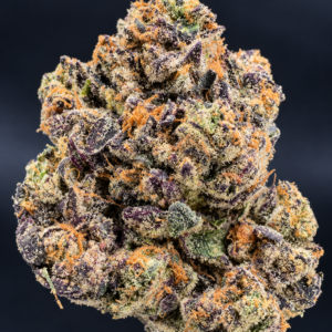 Frog’s Poison by G3 Cultivators, a potent indica-heavy indoor strain with Animal Face and Sin Mintz genetics, available through Exotic Blooms in Washington DC and Virginia.