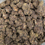 Grape Jelly indica-dominant hybrid flower from OG Glue and Sweet Purple D genetics, featured in the Exotic Blooms Flash Oz Deal collection for Washington DC and Virginia delivery.