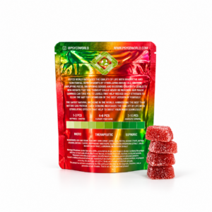 PSYCD Magic Mushroom Gummies 4g package with 10 assorted fruit-flavored gummies available in Washington, DC.